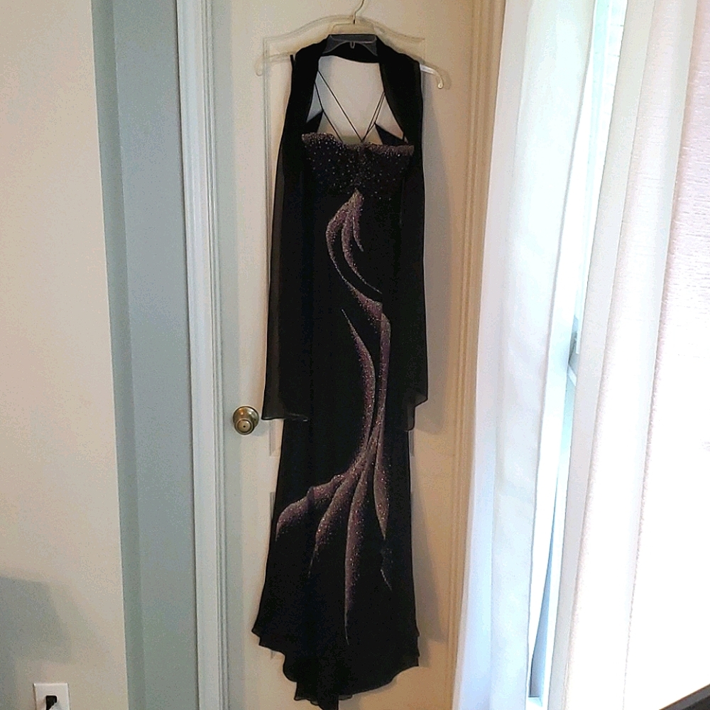Alyce Designs Black Evening/Prom Dress/Gown